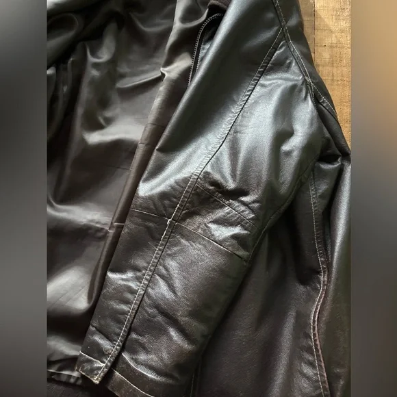 Danier Dark Brown Vintage Leather Jacket - Picture 7 of 16